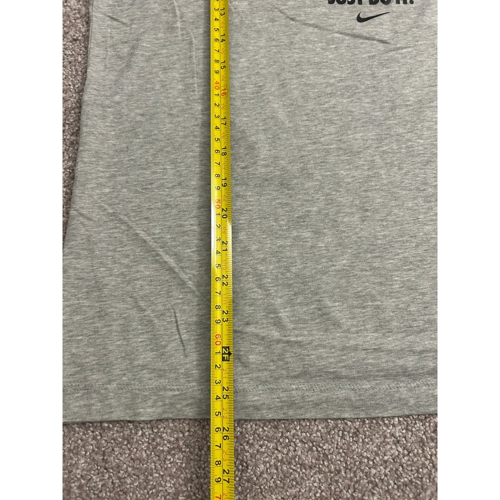 Nike Graphic T-Shirt Mens Small Gray Excellent Earth Basketball Just Do It Tee - Picture 6 of 8